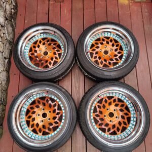 WCI Forged MD1 3-piece wheels and tires